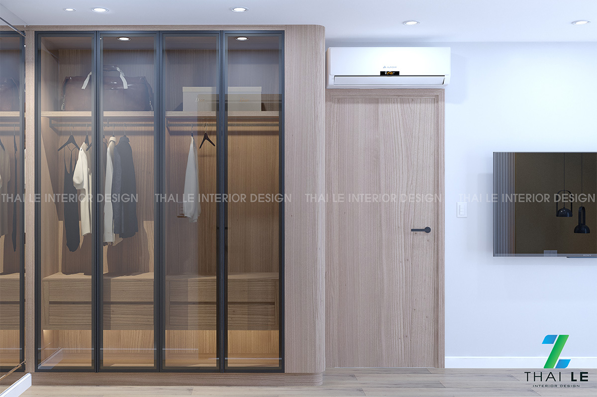 Tủ quần áo The Opus One hiện đại TA006